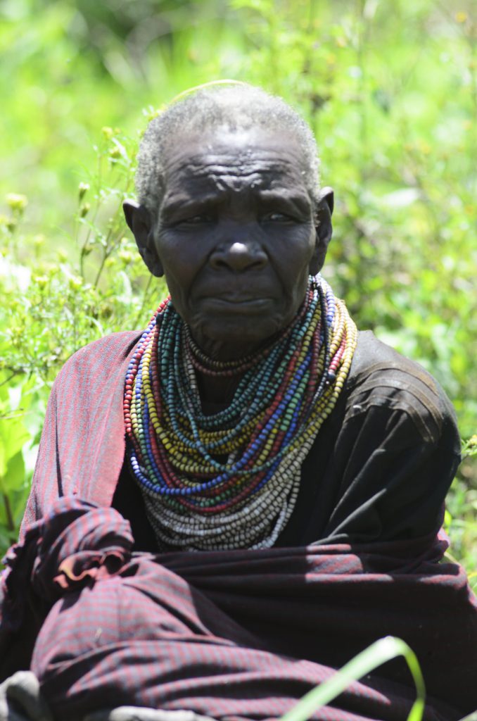 karamojong elder on a safari in kidepo national park